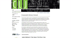 Desktop Screenshot of communityliteracy.org