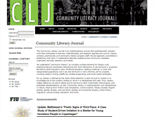 Tablet Screenshot of communityliteracy.org